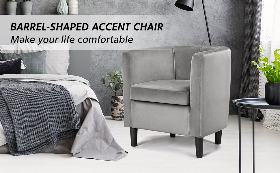 Yaheetech Barrel-shaped Chair Accent Arm Chair, Gray 12 Yaheetech Barrel-shaped Chair Accent Arm Chair, Gray -Living Room Furniture Store AAHKMJXYDAFdJAOAIMEbOAchfdXpZEkJBLZeHBMNynhFgAA9aEql7tNjC 2CiX pUK9st