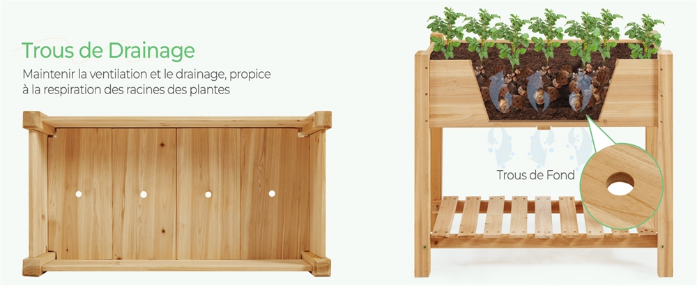 Lit de Jardin Sur&eacute;lev&eacute;