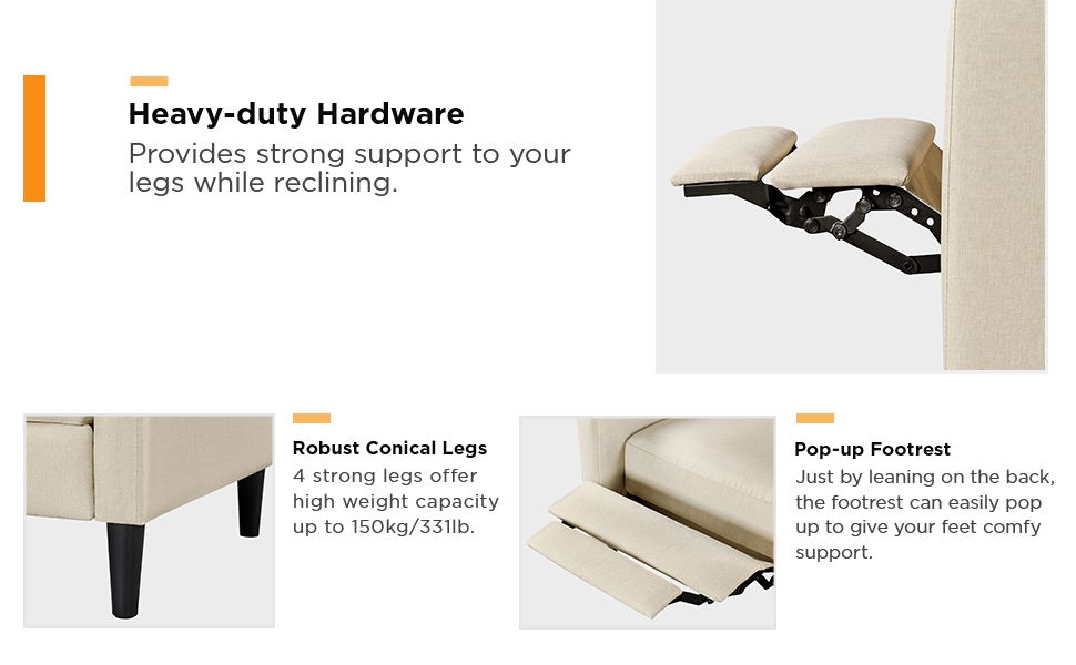 Yaheetech Fabric Recliner Chair Reclining Sofa, Beige 14 Yaheetech Fabric Recliner Chair Reclining Sofa, Beige -Living Room Furniture Store AAHKMJXYDAFdJAOAIMEbOAchfdXpZEkJBLZeHBMNynhFgCqmcbk0q3VSYMiG5o0ZXYv6caGDjY7wKUYKRXK2MsRRpKaL7lzakQ16nBABhSCWYQ==